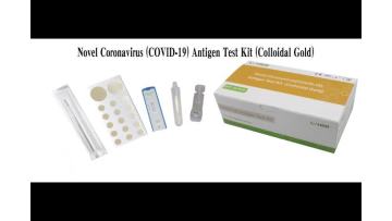 Coronavirus (COVID-19) Antigen Test Kit (Colloidal Gold) For self-testing