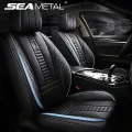 Luxury Car Seat Covers PU Leather Car Seats Cover Interior Four Seasons Auto Protector Seat Universal Leather Seat Accessories