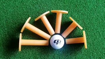 Burlywood Brown Beef Tendon Rubber Golf Tees
