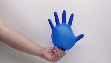 Wholesale Blue White Green Powder Free Nitrile Gloves With High Quality Singe Use NItrile gloves1