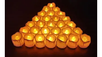 LED Christmas Candles - Battery Operated Decorative Lights for Parties1