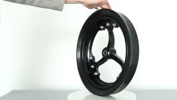 HC-A016 Spoke Cast Iron Narrow Gauge Wheel Assembl
