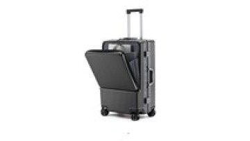 RTS Hot Sale Luggage With Front Opening Boarding Suitcase Multi-purpose Travel Case With Aluminum Frame Trolley Luggage1