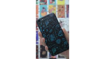 full coverage PU leather back film