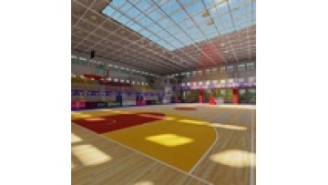 FIBA Indoor Approved Wood Basketball Sports Flooring Synthesis Wooden Wooden Floor1