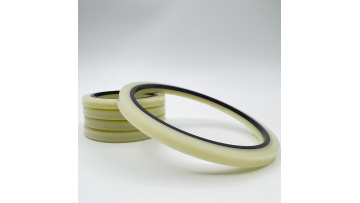 Excavator Cylinder Seals Buffer Ring HBY-SRB Ivory