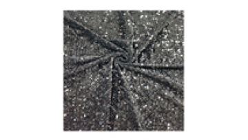2024 free sample new product black velvet fabrics sequin fabric velvet  sequin fabric for women dress1
