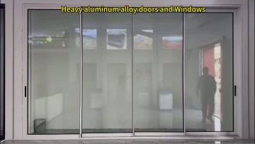Heavy aluminum alloy doors and Windows