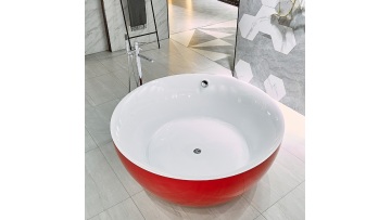Round Japanese Soaking Tub With Seat