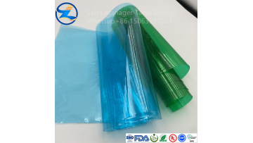 Colored soft PVC film for making bags