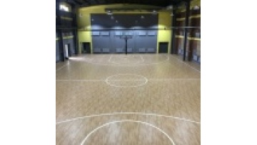 High Quality Basketball Flooring Indoor Professional Sports Court Wood Floor of Indoor Badminton Court1
