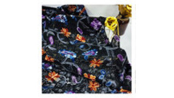 Wholesale Custom high quality Bridal Embroidery Lace Fabric With 3D Flower Applique Floral Lace Fabric For Wedding Dress1