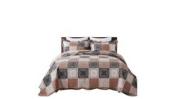 All Season Hot Sale Quilts Bedding Bedspreads 100% Cotton or Polyester Queen King Bedspread Set1