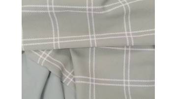 knitted polyester twill spandex check pattern