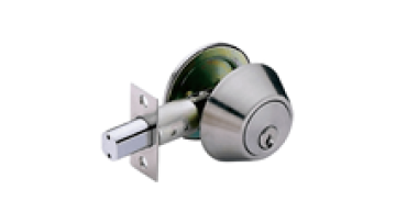 European Satin Stainless Steel Entry Door Knob and Deadbolt Lock1