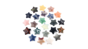 Wholesale High Quality Crystal Healing Stone Carving Pentagram Hand Polish Crystal Star1