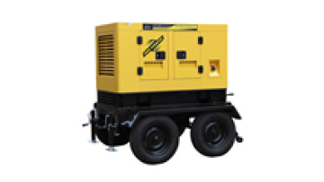 Soundproof Trailer Generator Sets Diesel Power 13KVA Price water cooled portable generator1