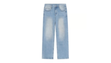 Mens Jean Trousers for Men Slim Simple Man Blue Acid Washed Rhinestone Jeans1