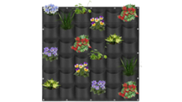36 Pockets Hanging Planter Bags Vertical Wall Mounted Plant Planting Grow Bags Herb Garden Planter Outdoor Indoor Growing Bag1