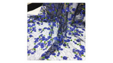 100% polyester 3d petals flowers beaded lace metallic mesh gold sequin dubai glitter tulle net fabrics applique embroidery1