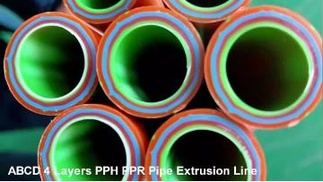 20-63mm PPH PPR 4 layers pipe making machine