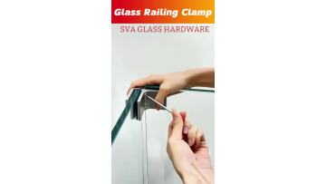 SVA-149 Glass Clamp for Glass Stair Railing Handrail Balustrade