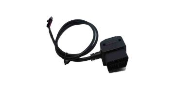 OBD II-16P elbow connector for automotive testing