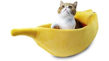 Banana Cat Bed House Large Size