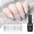 KODI 8ml Professional Platinum Glitter Led Soak Off Nail Gel Lacquer Shiny Sequins Decorations UV Gel Varnish Painting Flowers