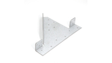 Galvanized Sheet Post Clamp for Wood Connector Posts to Beams 45 Degree Structural Connectors1