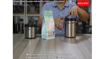 Airtight Coffee Canister with Built-in Valve & Calendar Wheel.mp4