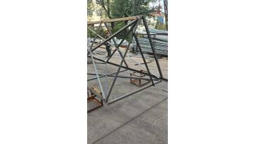 Three-legged Angle Steel Tower, Trial Assembly Sta