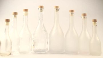 100ml frosted glass bottle