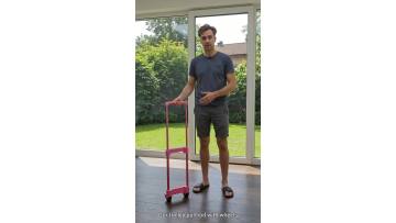 H101-kids school bag pull rod frame