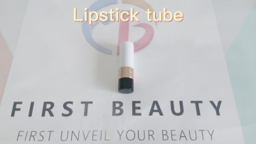 Black And White Fashionable Aluminum Lipstick Tube Magnetic Cylinder Lip Balm Container Tube1