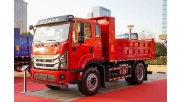 Durable Chassis JAC 4X2 4.8m 8.4cbm 220HP Lightweight Dump Vehicle1