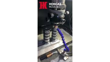 A video explains how injection molds produce plastic products