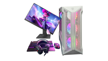 Rotating screen paired with a gaming console