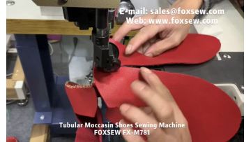 Tubular Moccasin Shoes Sewing Machine