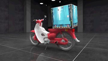 takeaway box led display