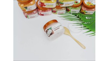 Custom private label organic natural body deep cleansing exfoliating best fine crumbs exfoliant whitening body salt scrub1