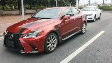 PP Plastic Front & Rear Bumper Side Skirt Fender Body Kits Upgrade Parts For Lex*s IS 2006-2012 upgrade to GSF1