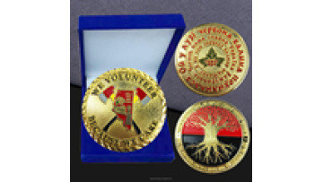 Wholesale commemorative coin manufacturer gold-plated 3D die-cast hard enamel metal coins custom gold coins1