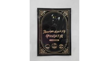 Three Side Seal Flat Pouch For Imported Frozen Iberian Black Pork