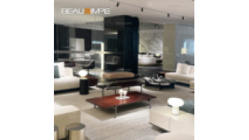 Superquadra modern benches and console tables marble veneer side table furniture living room rectangular coffee table1