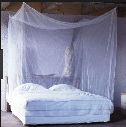 Treated High Quality Double Bed Mosquito Net