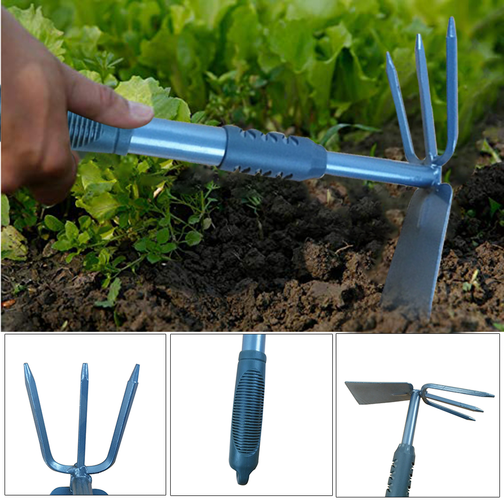 Hand Trowel Transplanter Cultivator Leaf Room Rake Digger Hoe Tools with Anti-rust Powder Coating Garden Hand Tools