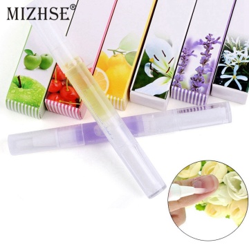 MIZHSE Nail Art Nutrition Pen Revitalizer Oil Nail Treatment Manicure Cuticle Oil Pen For Repairing Nails Fruit Flower Flavor