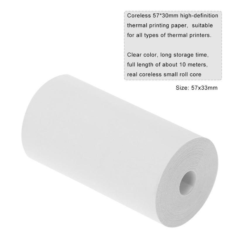 5 Roll Photo Paper Printing Sticker Adhesive Photo Paper for Paperang Mini Pocket Photo Printer Office School Supplies