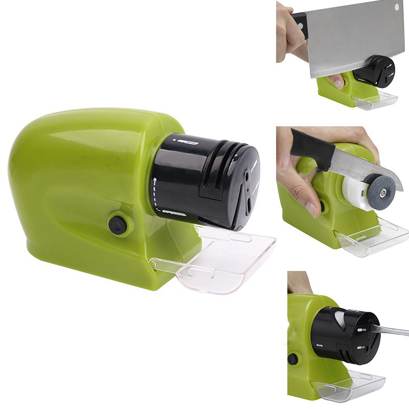 Multifunctional Motorized Knife Sharpener Quick Electric Kitchen Knife Sharpening Stone Tools Kitchen Knifes Accessories